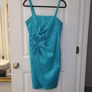 Frank Lyman Gorgeous Vintage Teal Dress